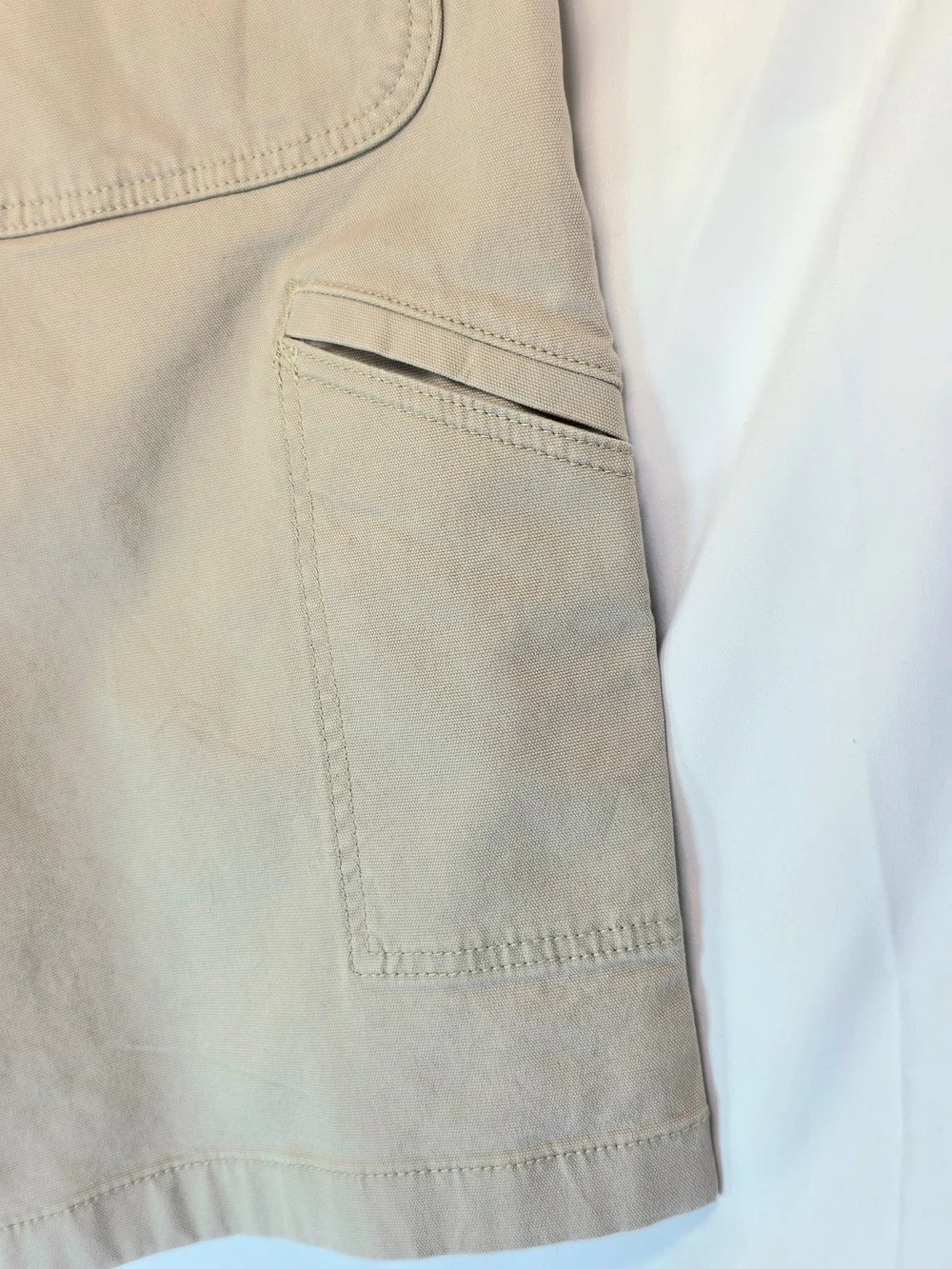 NWT Carhartt Rugged Flex Canvas Work Shorts Mens 46 Tan Relaxed Fit BS2514-M